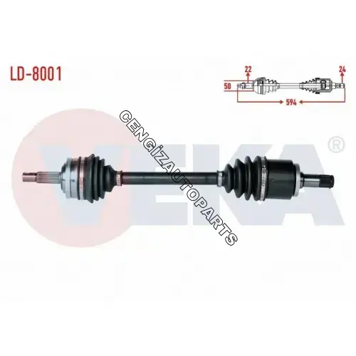 Lada Samara Komple Sol Aks