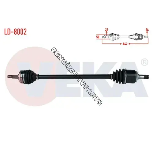 Lada Samara Komple Sağ Aks