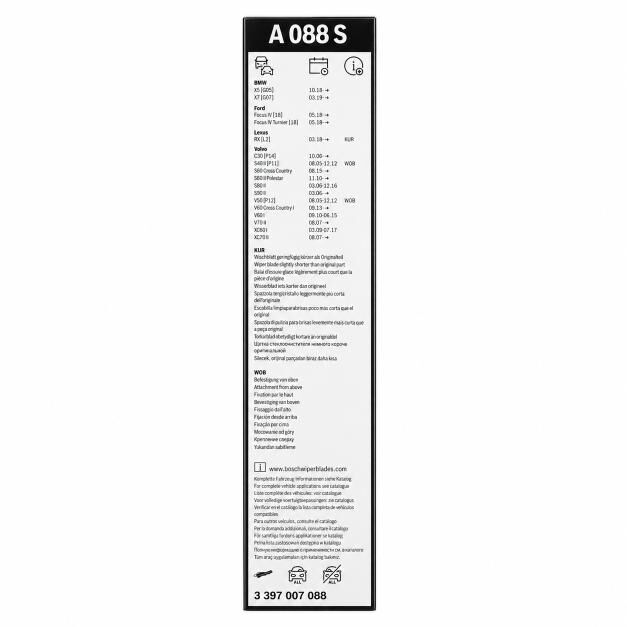 Ford Focus IV Bosch Aerotwin Silecek – BOSCH 3397007088 Ön Cam Silecek Seti 650/500 mm