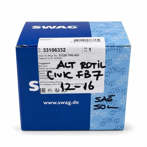 Honda Civic FB7 Alt Rotil (2012-2016) - SWAG