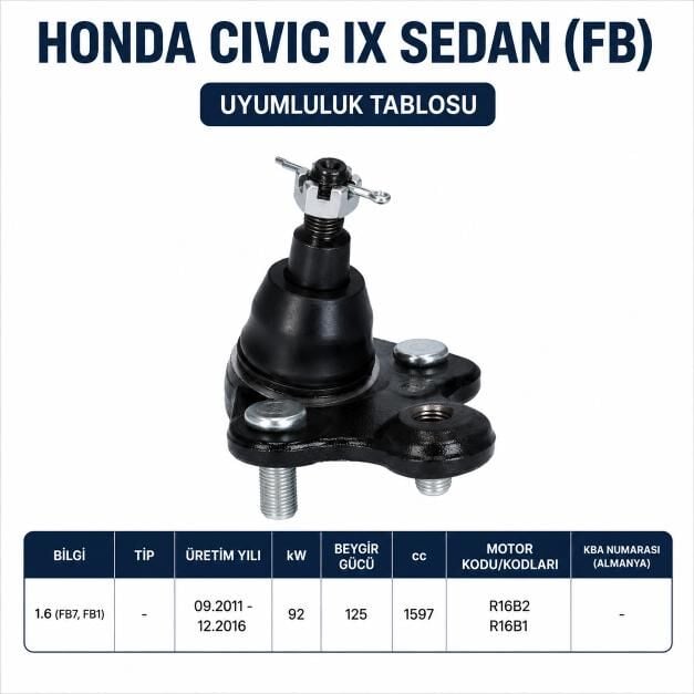 Honda Civic FB7 Alt Rotil (2012-2016) - SWAG