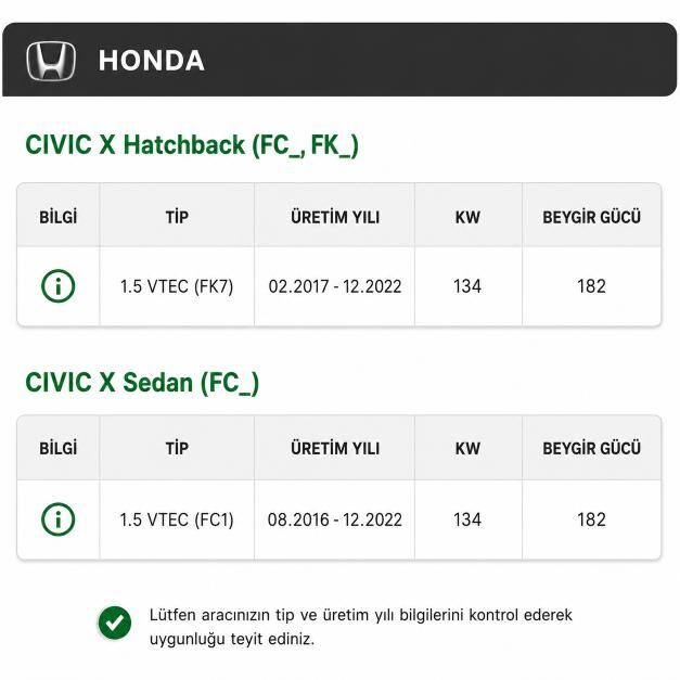 AISIN Honda Civic 1.5 Sağ Motor Takozu - 2016 Sonrası