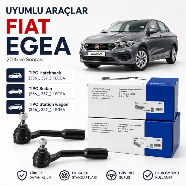 Egea Rot Başı Takımı (Sağ - Sol) 2015 Sonrası - Delphi OEM: 77367379