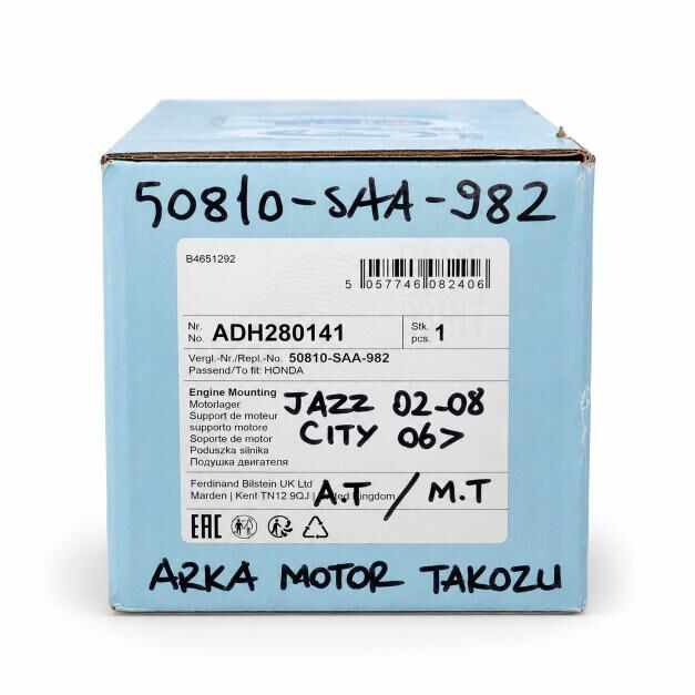 Honda Jazz Arka Motor Takozu (2002-2008) - Blueprint