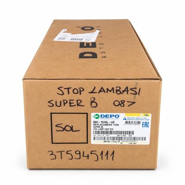 Skoda Superb Stop Lambası Dış Sol (2008-2015) - DEPO