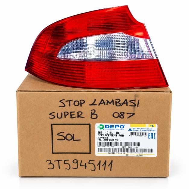 Skoda Superb Stop Lambası Dış Sol (2008-2015) - DEPO